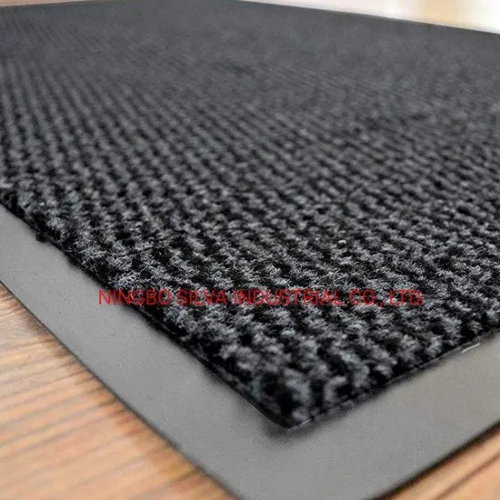 Custom Waterproof Washable PVC Outside Door Mats Anti-Slide Rubber Back Mat