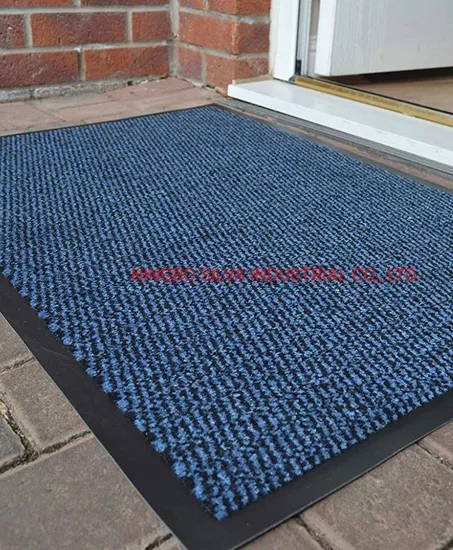 Custom Waterproof Washable PVC Outside Door Mats Anti-Slide Rubber Back Mat