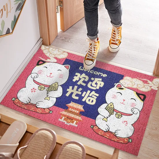 Hot Selling Cartoon Soft Super Absorbent Bathroom Floor Mats Rugs