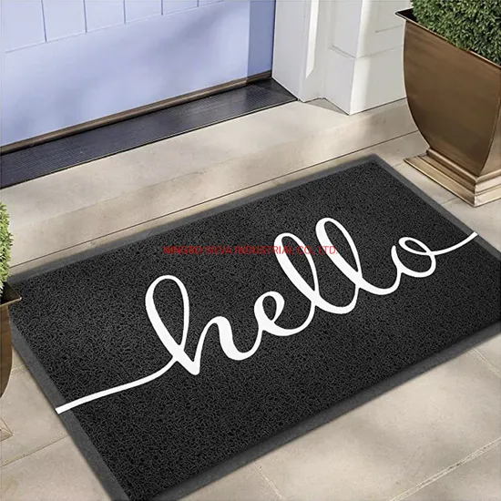 Indoor Outdoor Door Rug Non Slip Rugs Entryway PVC Door Mat