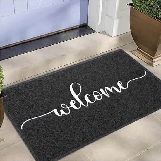 Indoor Outdoor Door Rug Non Slip Rugs Entryway PVC Door Mat