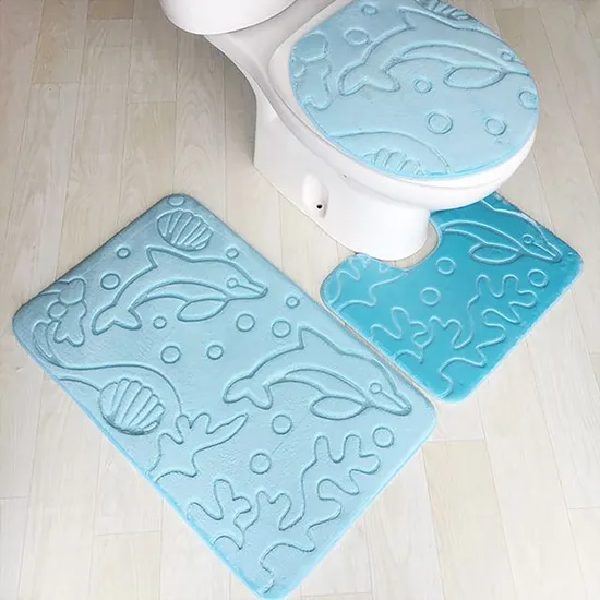 New-Style Hot Sale Multi-Function Innovation Factory Outlet Great Quality Customize Toilet Mat