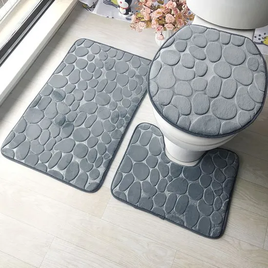 New-Style Hot Sale Multi-Function Innovation Factory Outlet Great Quality Customize Toilet Mat