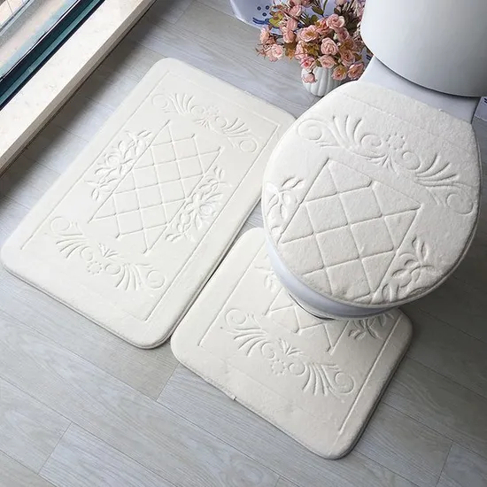 New-Style Hot Sale Multi-Function Innovation Factory Outlet Great Quality Customize Toilet Mat