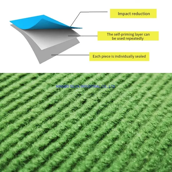 PVC Film Backing Self-Adhesive Joint and Free Cutting Decorative Door Mats