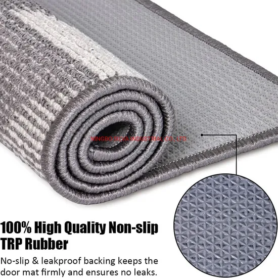 Polypropylene Mat Front Back Door Mat TPR Backing Non Slip Floor Door Mats