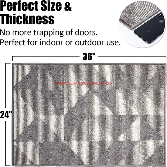 Polypropylene Mat Front Back Door Mat TPR Backing Non Slip Floor Door Mats