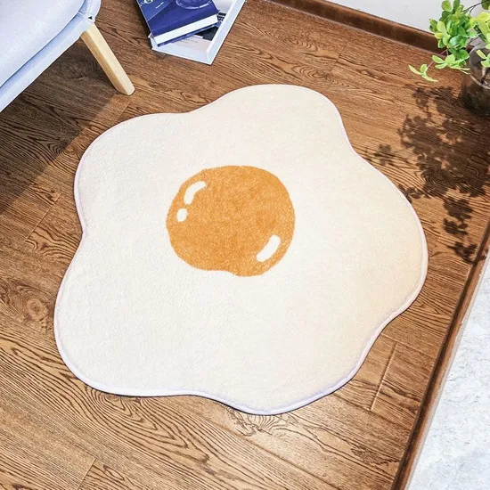 Sunflower Floor Mat Living Room Area Rug Water Absorption Non-Slip Backing Rug