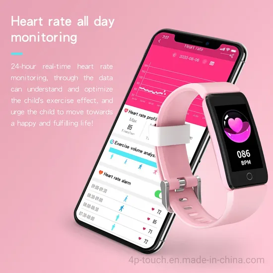 2024 IP68 Waterproof Heart Rate Blood Pressure Fitness Tracker Kids Bluetooth Bracelet T11