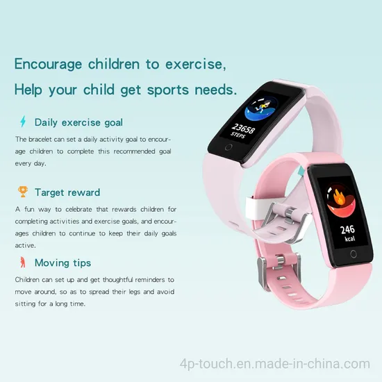 2024 IP68 Waterproof Heart Rate Blood Pressure Fitness Tracker Kids Bluetooth Bracelet T11