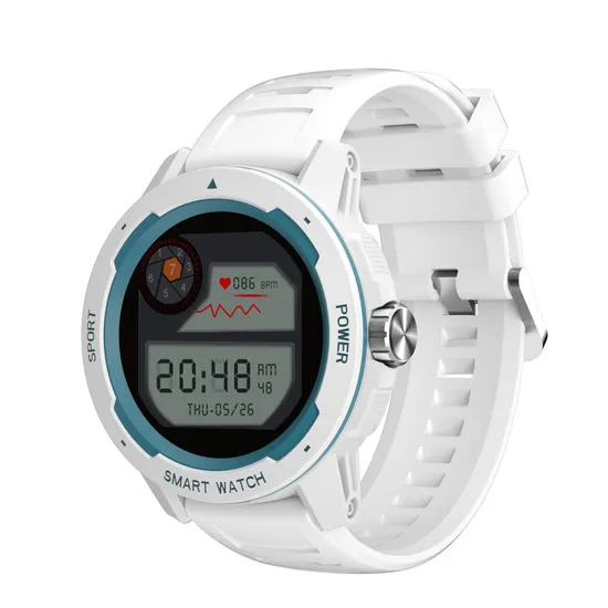 Fashion IP68 Waterproof Smart watch with Bluetooth Music Heart rate Blood pressure HT6