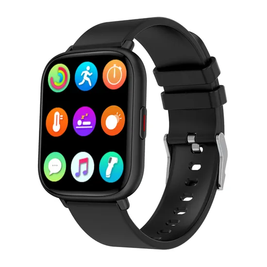 Full view 1.85inch Touch Screen SPO2 heart rate Blood pressure body temperature Smart Watch GT2