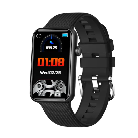 New Launched Silicone Strap BT Call Smart watch with Heart rate Blodd pressure Sleep Monitor HT5