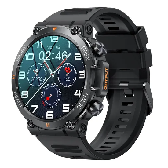 Reloj Inteligente BT Call Outdoor Men′s Sports Smart Watch for iOS Android with bluetooth Calling Feature K56