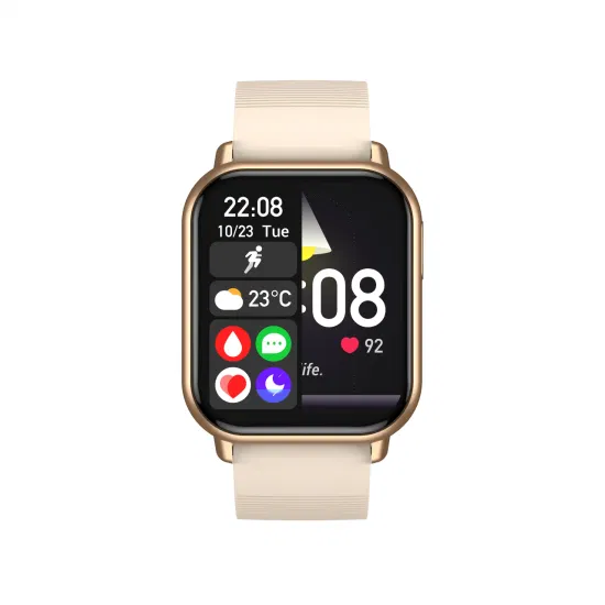 2024 China factory quality IP68 waterproof Slim design Smart Watch with HR BP Blood pressure for senior healthcare ZW32