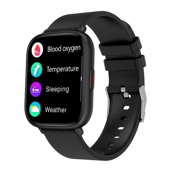 2024 Full Touch Screen Waterproof IP68 Sport Fitness Tracker for IOS Android Smart Watch with HR BP SPO2 Thermometer GT2