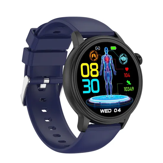 Accuracy IP68 Waterproof ECG Heart Rate Blood Pressure Blood Oyxgen Monitoring Smart watch with Bluetooth Call ET470