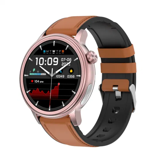 Blood Pressure Blood Oxygen Blood Glucose ECG Smartwatch Custom Logo 1.39 inch full touch Screen Health Tracking Smart Watch ET470