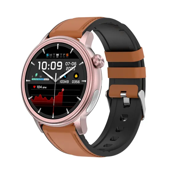 Bluetooth Call 1.39 Inch IP68 Waterproof ECG PPG Men Women Healthcare Smart Watch with Body Temperature SPO2 BP Blood Glucose Monitor ET470