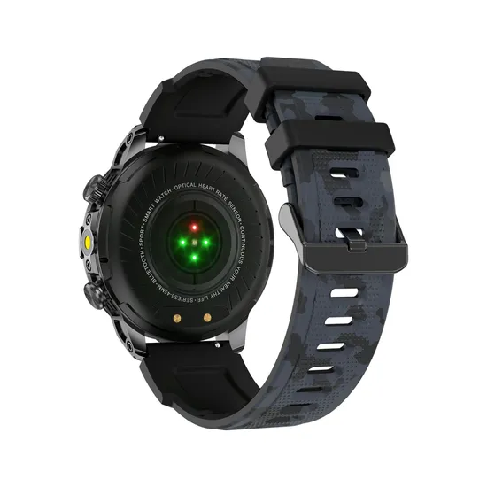 Bluetooth call Long Battery Life Outdoor Silicon Bracelet with Altitude Pressure Campass heart rate blood pressure SPO2 KC86