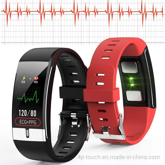 IP68 Waterproof Bluetooth Body Temperature Smart Bracelet with Health heart rate blood pressure Monitor E66