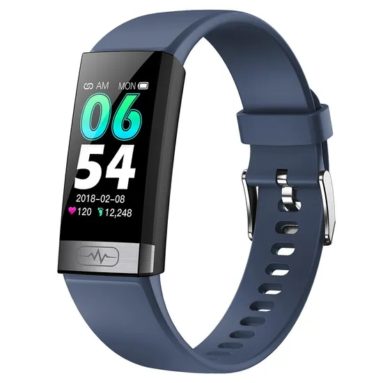 New ECG PPG Heart Rate Blood Sugar Body Temperature IP68 Waterproof Sport Smart Bluetooth Watch TK31