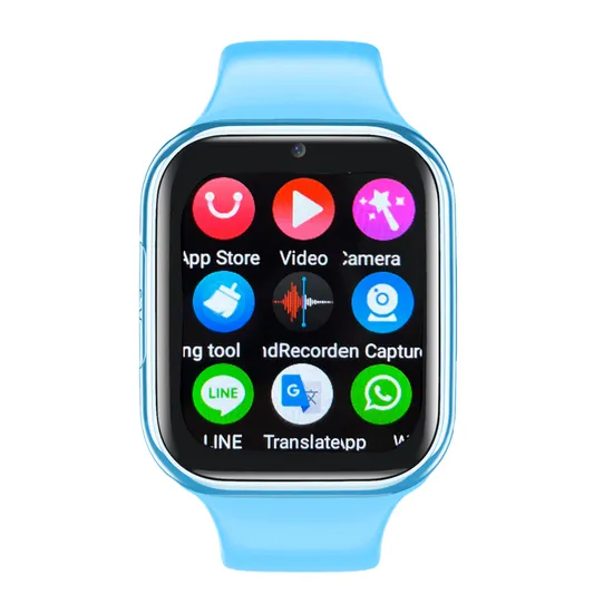 2024 Launched 4G Android 8.1 Lightweight Kids GPS Tracker Watch with SOS Alerts and Safety Features for Emergency Help