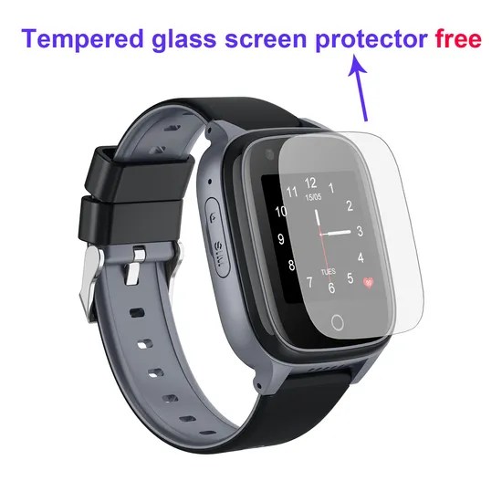 2024 New developed 4G IP67 water resistance Kids Children security Smart Watch GPS Tracking with removal detection video call D31U