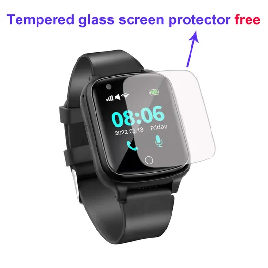 2024 android 8.1 4G senior healthcare safety IP67 waterproof GPS Tracker Watch with Whatsapp Facebook Tiktok available D41