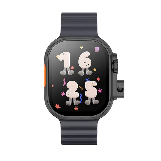 4G IP67 waterproof security kids children security GPS watch phone with heart rate blood pressure D55