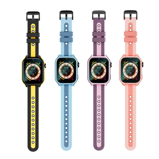 4G New IP67 waterproof large Edgeless IPS screen Kids GPS tracker watch with video call for parental safety monitoring D35C