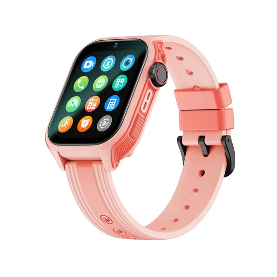 4G New IP67 waterproof large Edgeless IPS screen Kids GPS tracker watch with video call for parental safety monitoring D35C