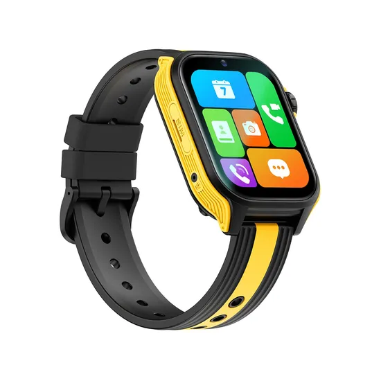 4G New IP67 waterproof large Edgeless IPS screen Kids GPS tracker watch with video call for parental safety monitoring D35C