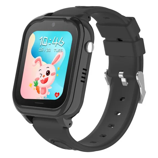 Best quality new design 4G video call Media GPS Safety Kids Smart Watch GPS Tracker with motor for vibration mode D52