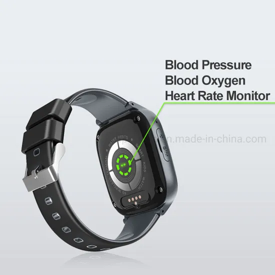 China Factory LTE IP67 Waterproof HR Blood Pressure SpO2 Monitor Senior Fall Down GPS Alert Smart Watch Tracker for Alzheimer Disease D41U