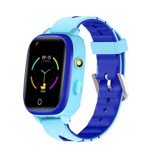 China Factory LTE IP67 Waterproof Kids Wearable GPS Watch with Live Map Monitoring for Realtime Google Map Tracking D4LK