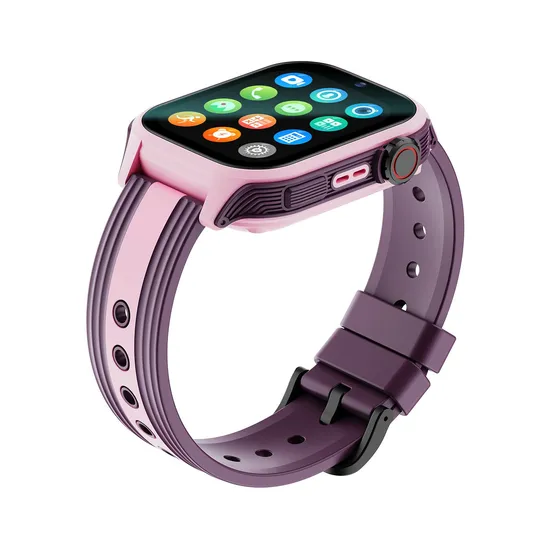 China Factory Newest 4G IP67 waterproof Slim Design Kids GPS Watch with SOS video call for Personal security D35C