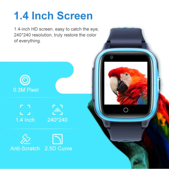 China factory 4G Child Real Time Position Kids Safety GPS Tracker Gift Smart Watch with free Global Video Call D31