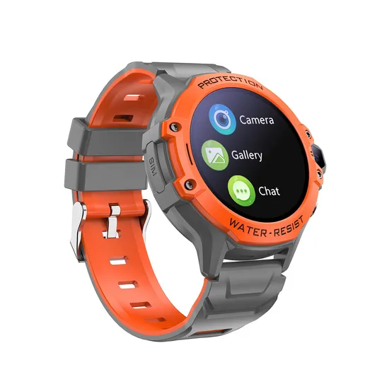 China factory 4G Round IPS Screen School safety Kids Smart Watch GPS Tracker with Two Way Video Call D42C