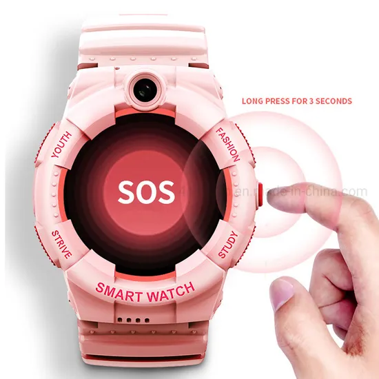 China factory IP67 Waterproof 4G safety round screen Personal Child Baby SOS Call Smart Kids Tracker Watch GPS with global tracking location D48P