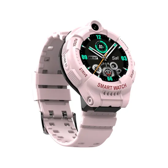 Factory Direct Supply 4G IP67 waterproof Safety Kid Parental control GPS Watch with rotating dual camera listen-in features SOS call for avoid abducting