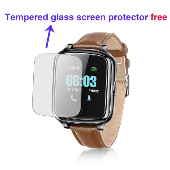 High Quality 4G IP67 Waterproof Video Call Body Temperature Watch Tracker GPS with Fall Down Alert HR BP D41