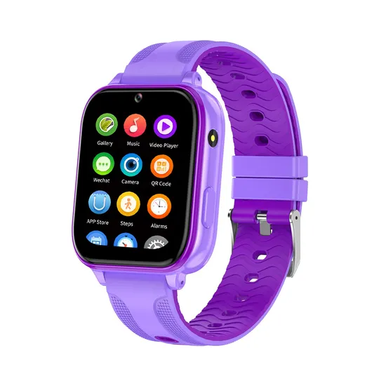 High quality large screen waterproof IP67 accurate 4G Android 8.1 Kids Child GPS Watch Tracker with video call Y48F