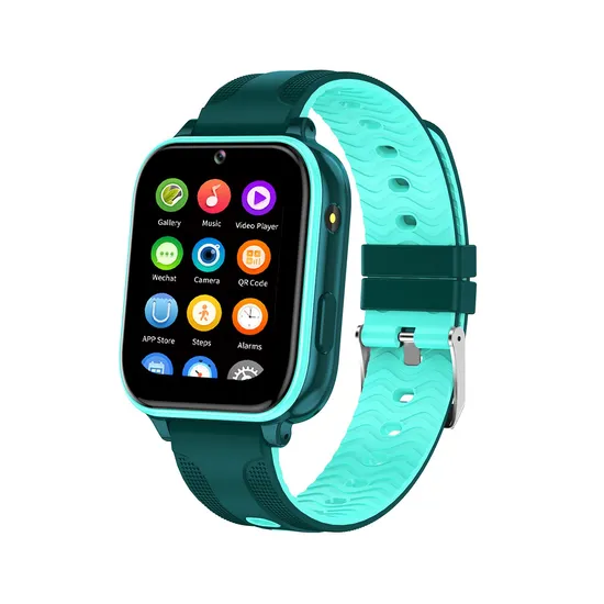 High quality large screen waterproof IP67 accurate 4G Android 8.1 Kids Child GPS Watch Tracker with video call Y48F