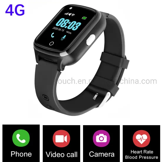 Hot 4G IP67 Water resistance Senior Healthcare personal security fall Down Detection Smart Watch GPS Tracking Device with Video Call D41