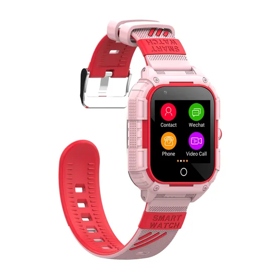 Hot Sale 4G IP67 waterproof OEM Kids Wearable GPS Watch with video Call SIM card slot Block unknown numbers for Students Safety P42