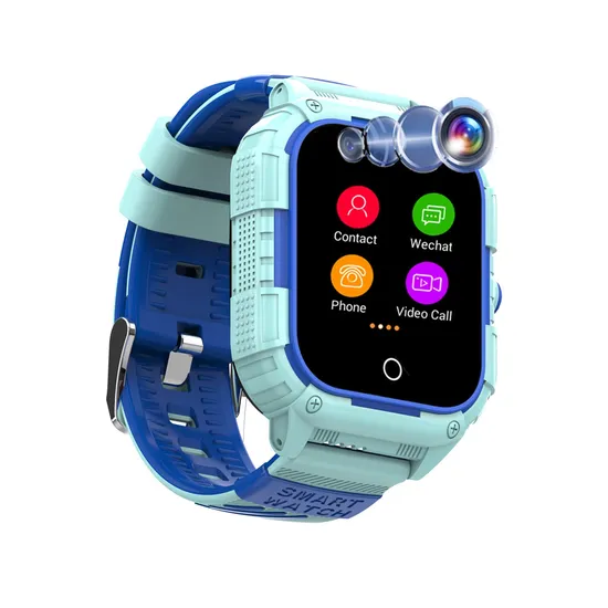 Hot Sale 4G IP67 waterproof OEM Kids Wearable GPS Watch with video Call SIM card slot Block unknown numbers for Students Safety P42