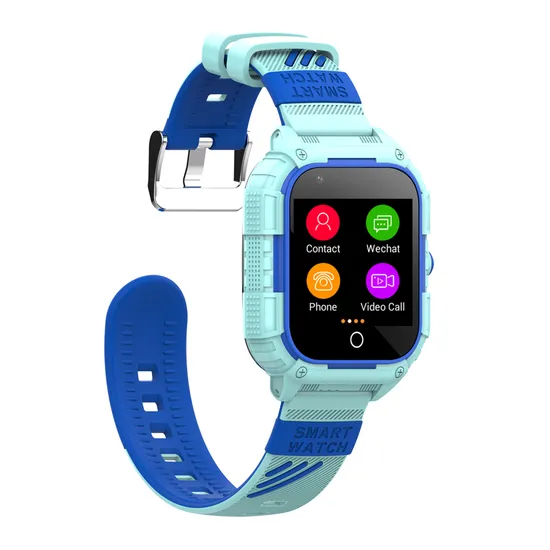 Hot Sale 4G IP67 waterproof OEM Kids Wearable GPS Watch with video Call SIM card slot Block unknown numbers for Students Safety P42