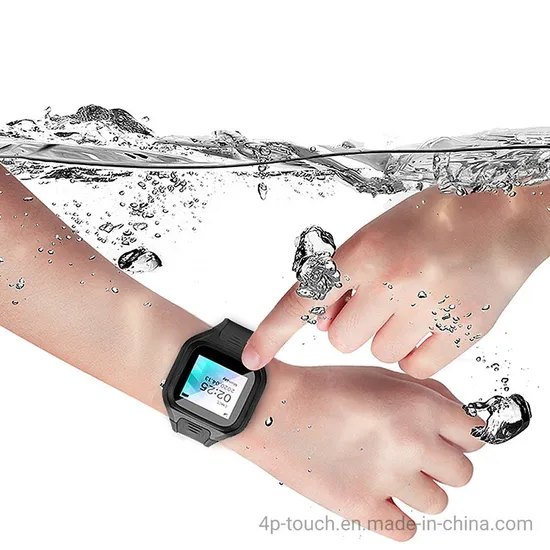 IP67 Waterproof 4G LTE Temperature Detection Prison GPS Watch with Heart Rate Tamperproof T30