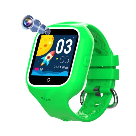 IP67 waterproof 4G LTE Kids Smart watch Phone GPS Tracker with Live map location Safety zone setup Video call D32